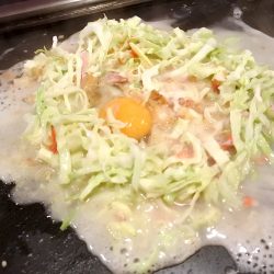ハムチーズもんじゃ