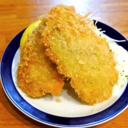 刺身用のアジを使ったアジフライ
