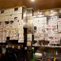 たくさんのメニューは入れ替わりも