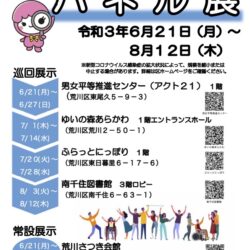 男女共同参画社会推進計画・人権推進パネル展