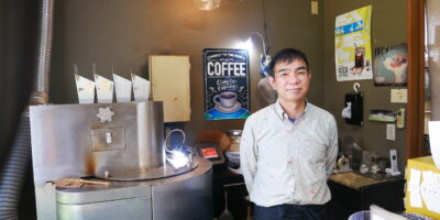 買えるのはここだけ! ポリフェノール5.8倍の美肌コーヒー カメヤマ珈琲@東日暮里 オーナー焙煎士 亀山氏