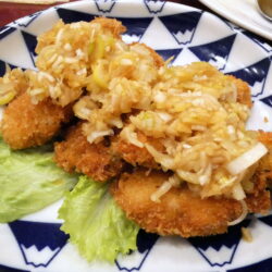 鶏の唐揚げ 薬味ソース