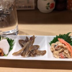 串揚げ たつみお通し
