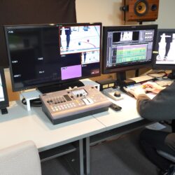 荒川ケーブルテレビ内編集室