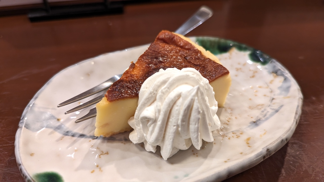 レモン風味のチーズケーキ