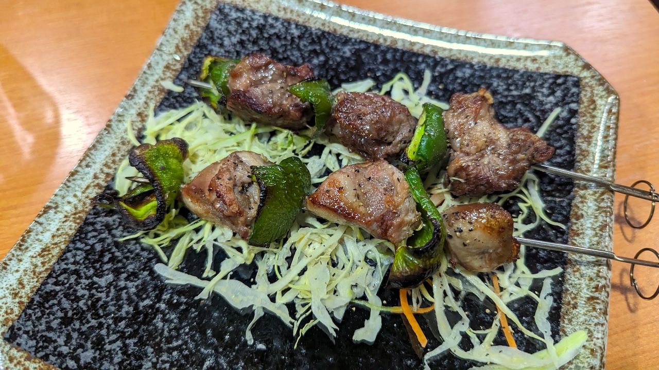 ラムタン串、マトン串