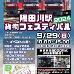 隅田川駅貨物フェスティバル 2024