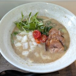 煮干し鶏白湯(塩)