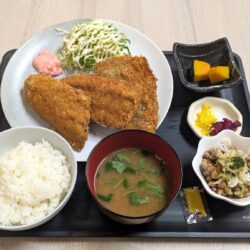 黄金アジフライ定食