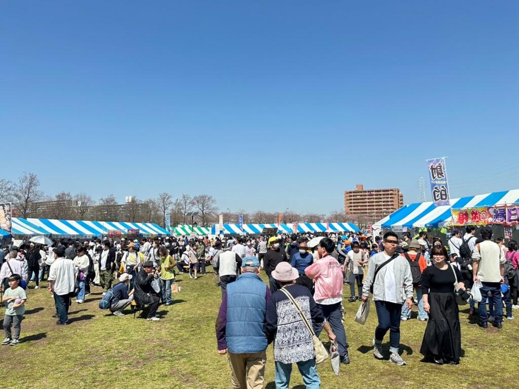 シダレザクラ祭り会場