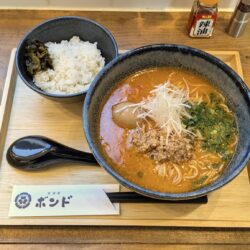 濃厚旨辛担々麺(白飯付)