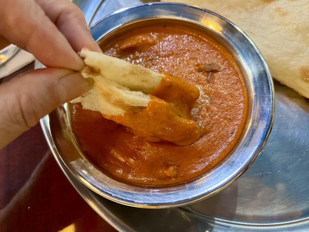 バターカレーの量が多い