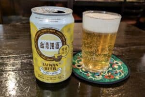 蜂蜜＋ビールの台湾ビール！ 金魚福豆花@東日暮里