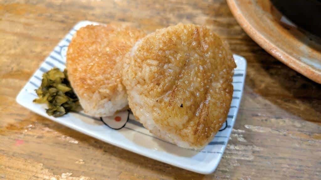焼きおにぎり( バター醤油味)