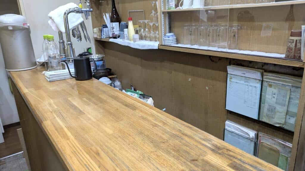 四方酒店カウンター