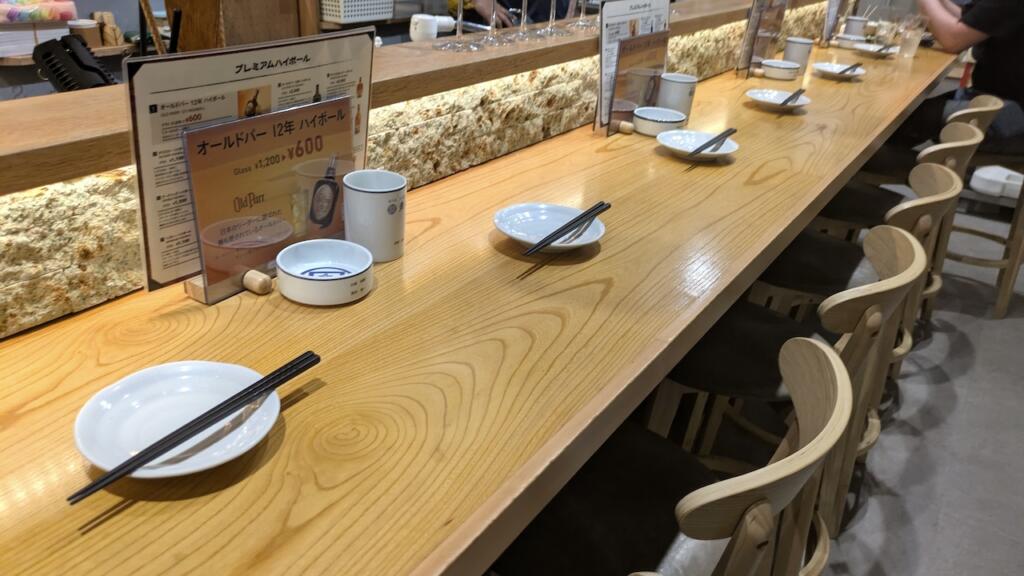 焼き鳥もつ焼き青山 荒川小台店内
