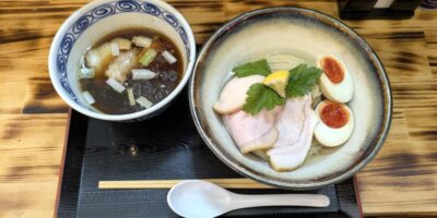 【開店】6/8 日暮里駅前にJAPANESE 光ラーメンがオープン!昆布水つけ麺を食べてきた 特製 昆布水つけ麺 醤油