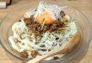 冷やしごま風坦々混ぜ刀削麺