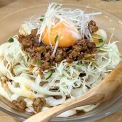 冷やしごま風坦々混ぜ刀削麺