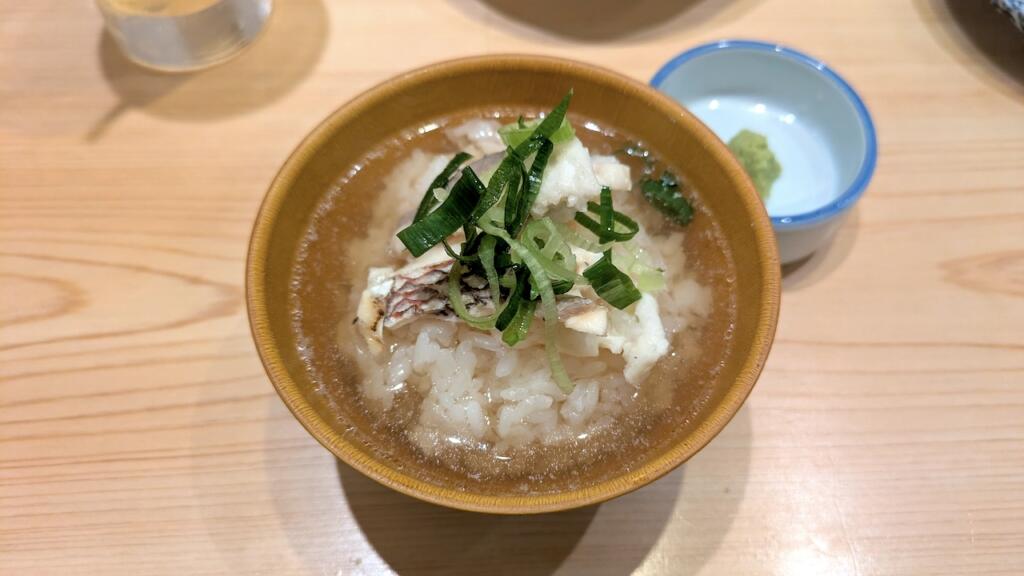 鯛出汁茶漬け