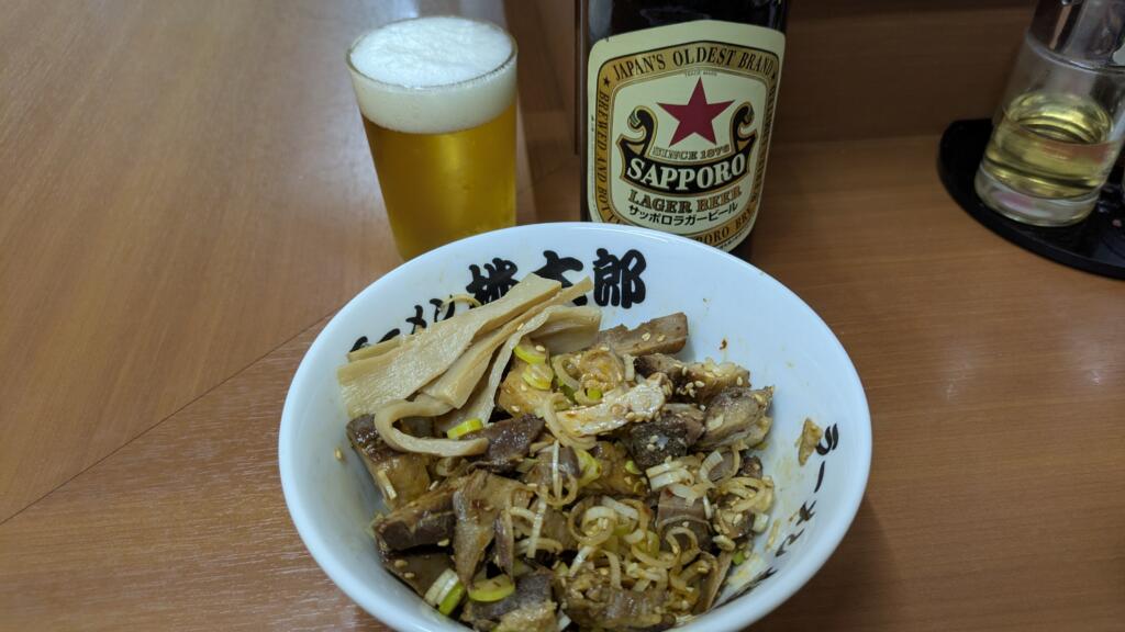 チャーシュー豆板醤和え