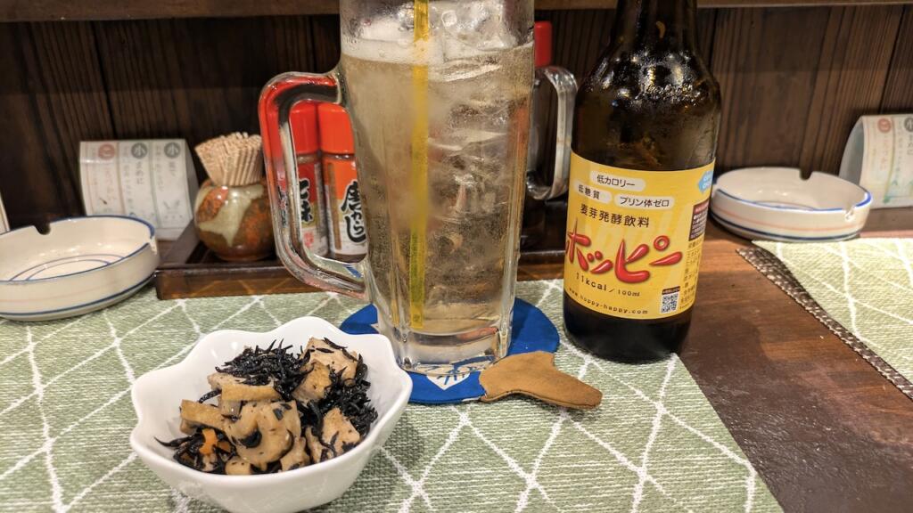 ホッピーとお通し