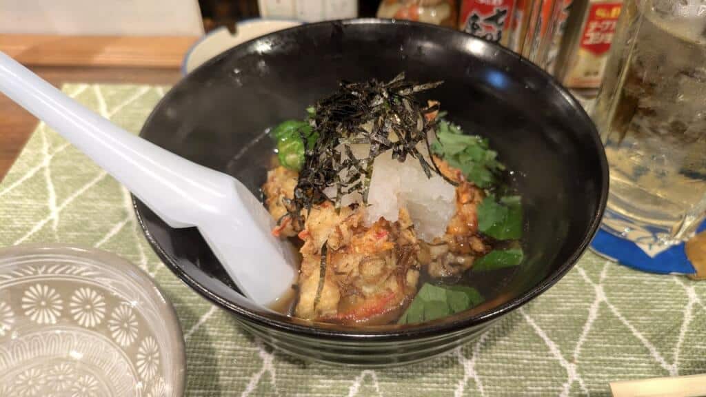 自家製五目揚げ出し豆腐