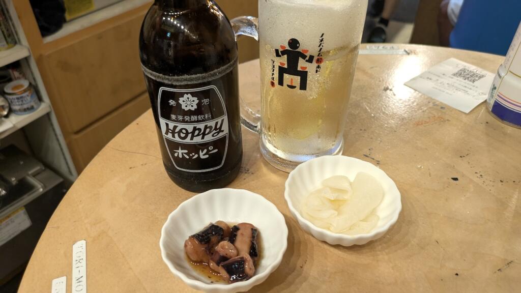 ホッピーとお通し