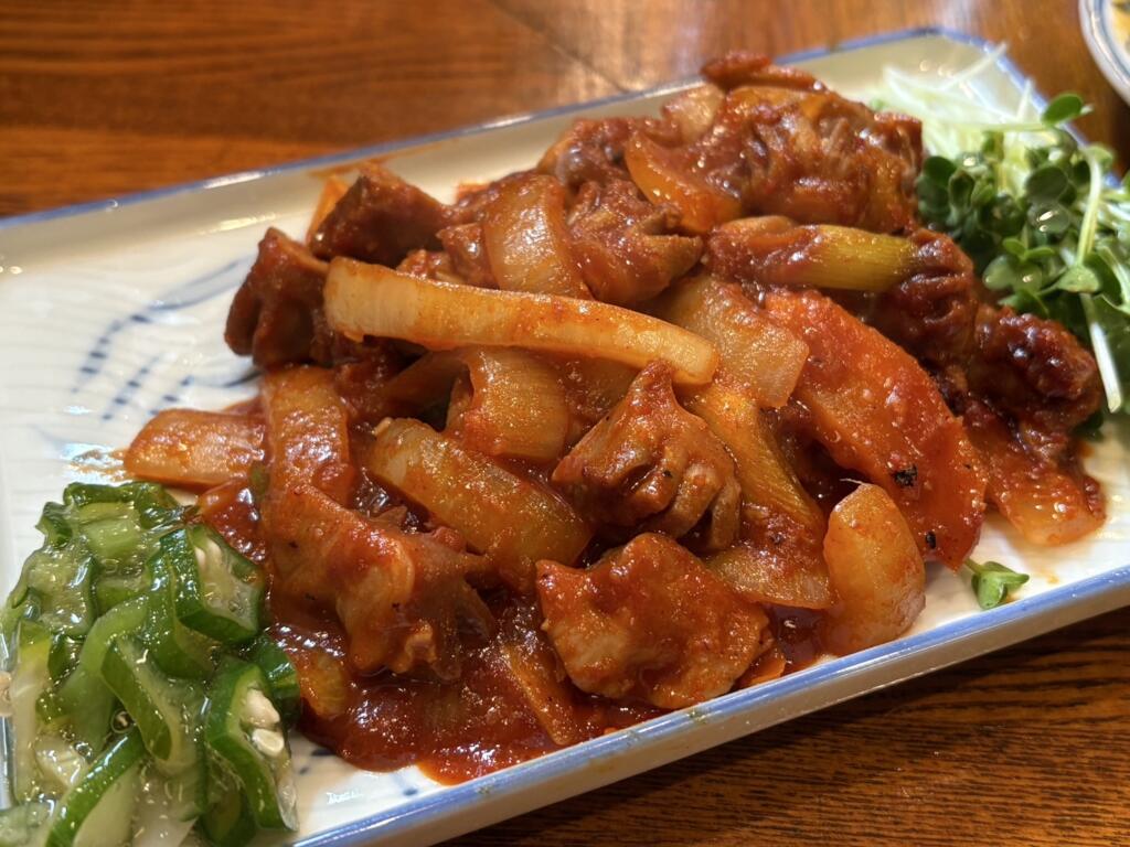 砂肝炒め