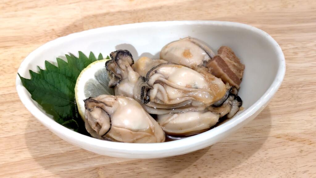 牡蠣の檸檬煮