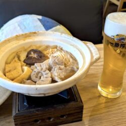 マグロ小鍋生ビール