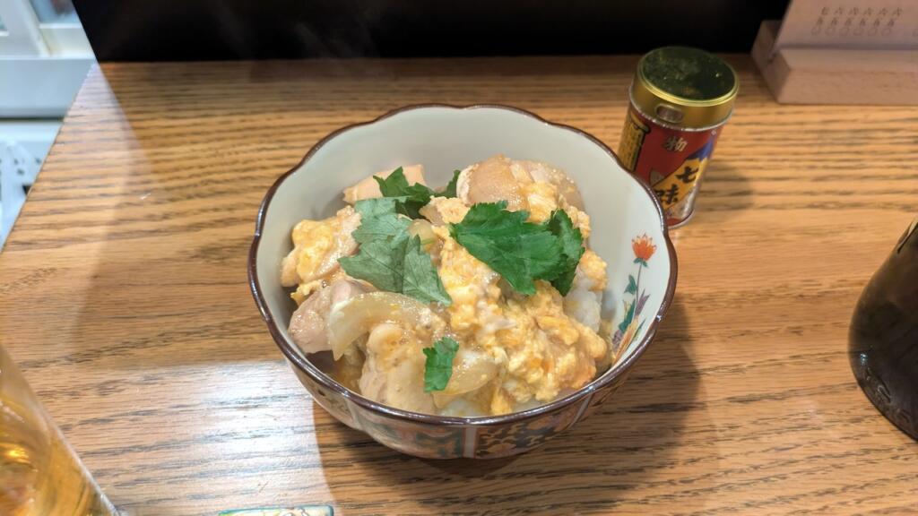日南鶏と奥久慈卵のミニ親子丼