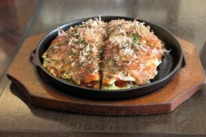 宮地交差点のカフェ ユキで食べる本格的なお好み焼きランチ！