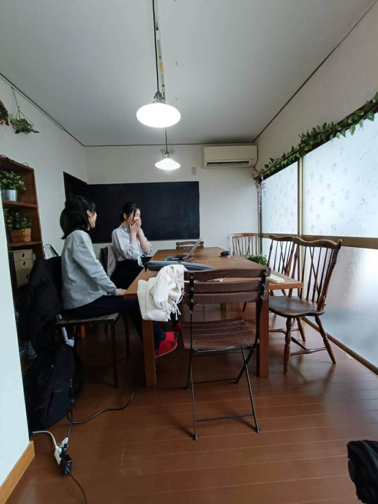 ナレーション収録時の風景