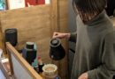 コーヒーを淹れるちょすさん