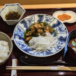 おかげの生海苔竜田揚げ御膳