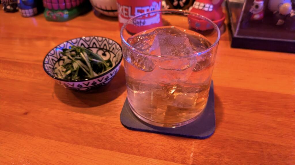 自家製ハニーカモミール紅茶割り