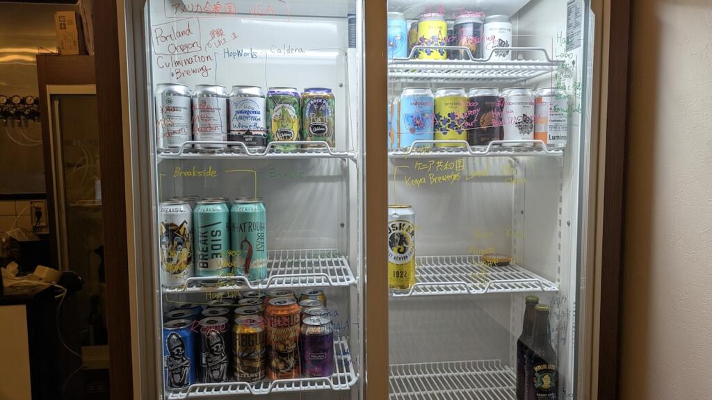 萩乃ビール冷蔵庫