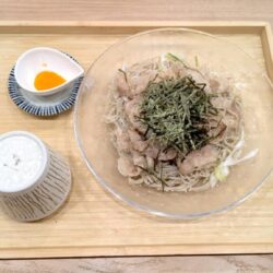 イベリコ豚の冷やし肉そば