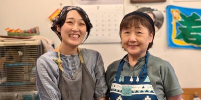 地域密着、早朝営業! 旭電化通り近くの喫茶ふくかでミートボールスパゲッティランチ 喫茶ふくかオーナーさん親子