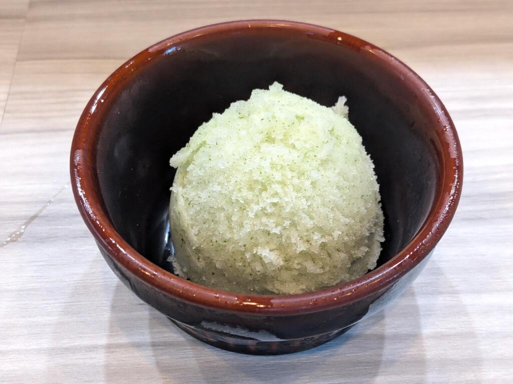 大葉のシャーベット