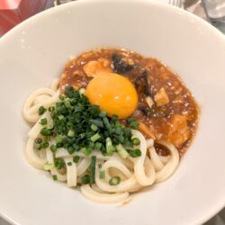 冷やし麻婆うどん