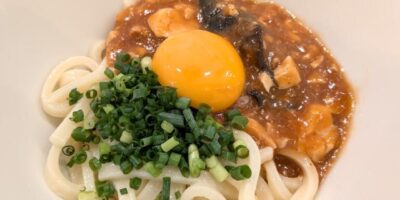 冷やし麻婆うどん
