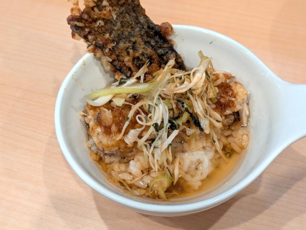 ふわとろ鯖天茶漬け