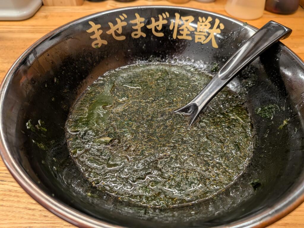 追い海苔スープ