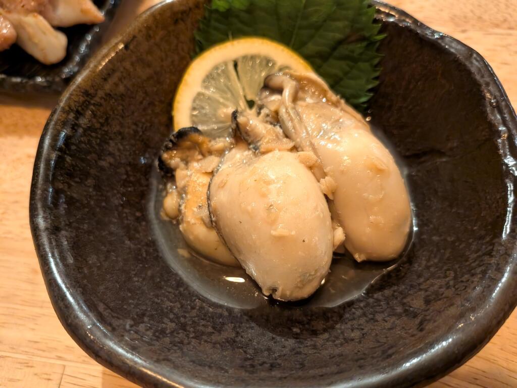 牡蠣の檸檬煮