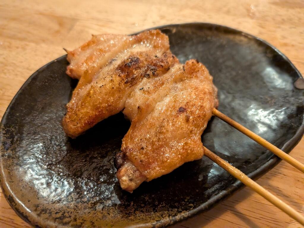 手羽先いかだ串