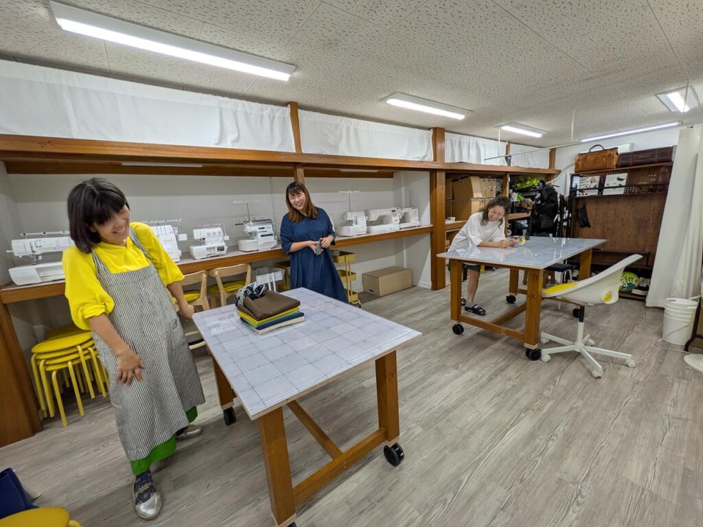 広々とした作業スペース