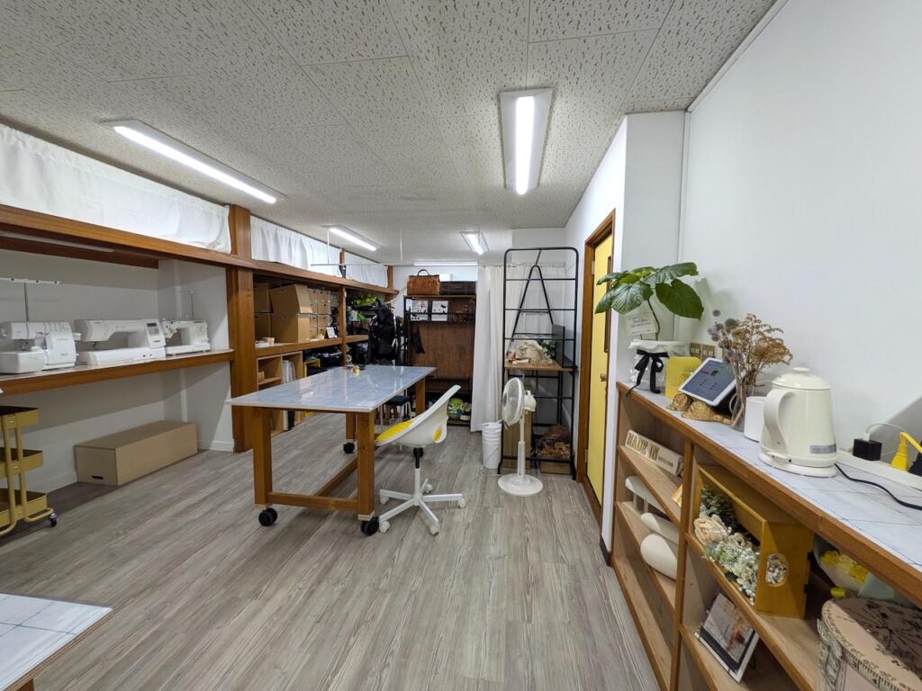 広々とした作業スペース