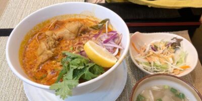 西日暮里のタイ料理・ミャンマー料理のBURMIXでカオソーイセットランチ